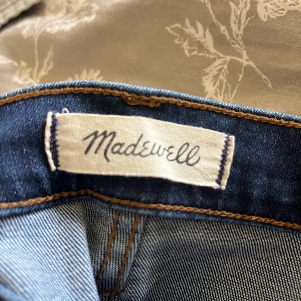 Madewell Dark Blue High-Rise Skinny Jeans